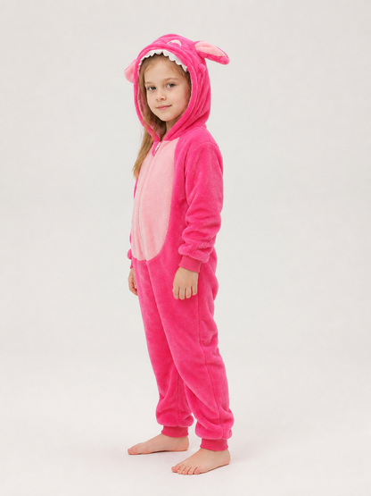 Dinosaur Hooded Kigurumi Jumpsuit side view