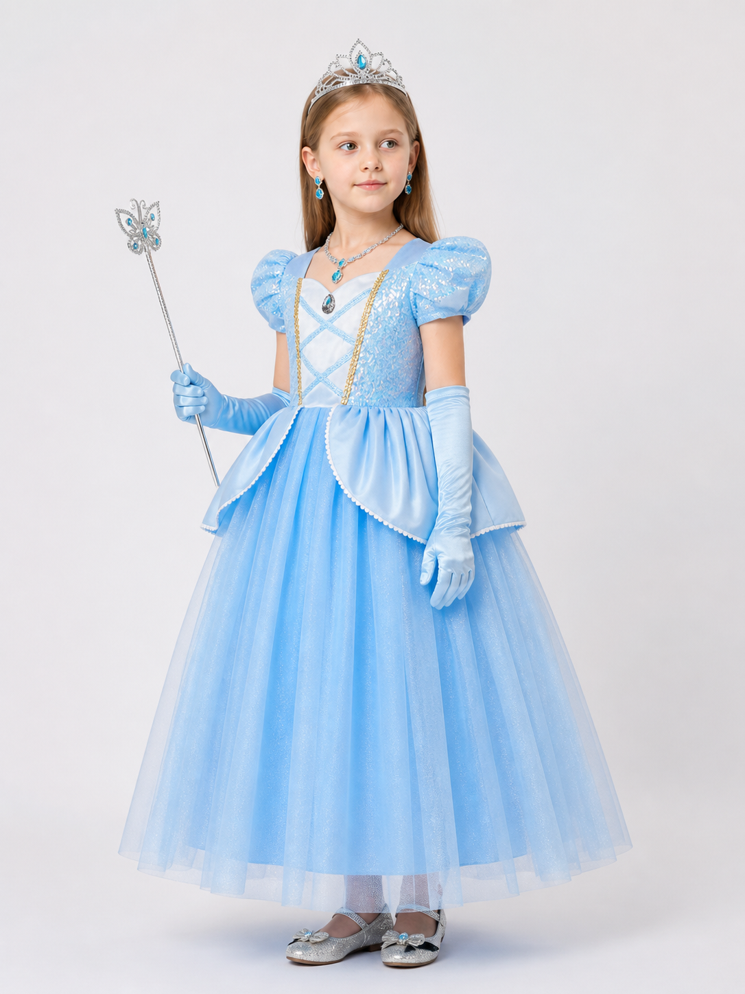 Blue Princess Costume for Halloween