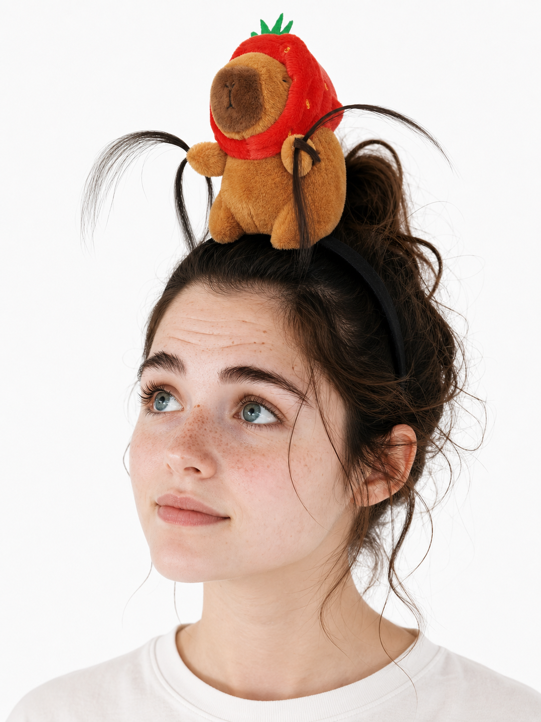 Capybara and Strawberry Carnival Headband