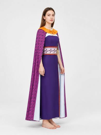 Stage Costume Set with Dress and Cape