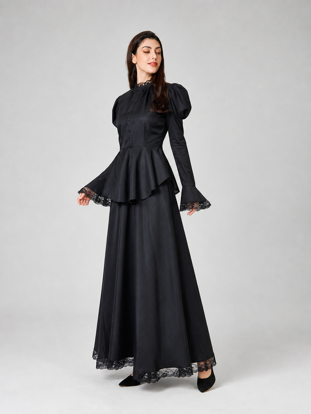 Witch Cosplay Costume: Dress, Hat, and Belt