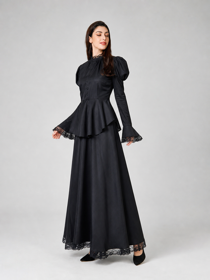 Witch Cosplay Costume: Dress, Hat, and Belt