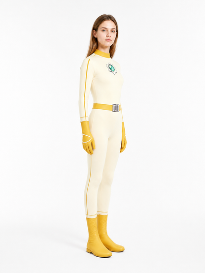 Super Mario Cosplay Jumpsuit with Emblem