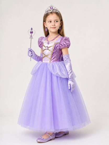 Princess Costume for Halloween and Cosplay side view