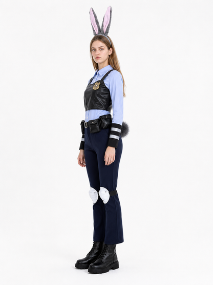 Carnival Police Rabbit Costume side view