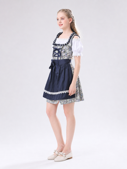Traditional German-Style Dress with Apron