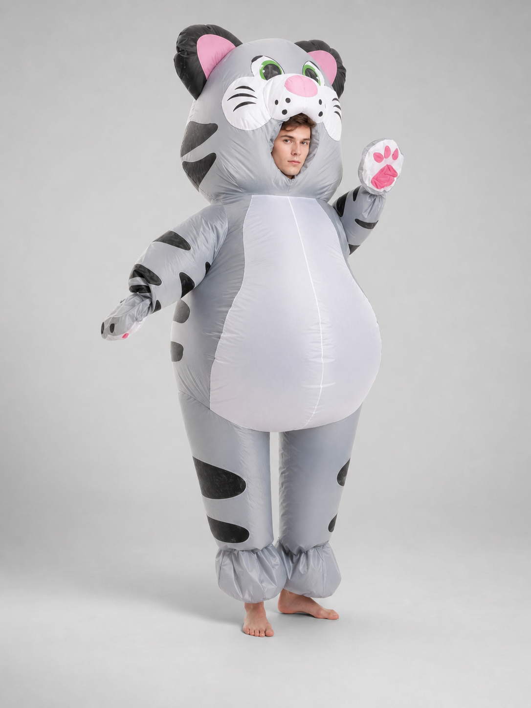Inflatable Cat Costume for Halloween and Parties