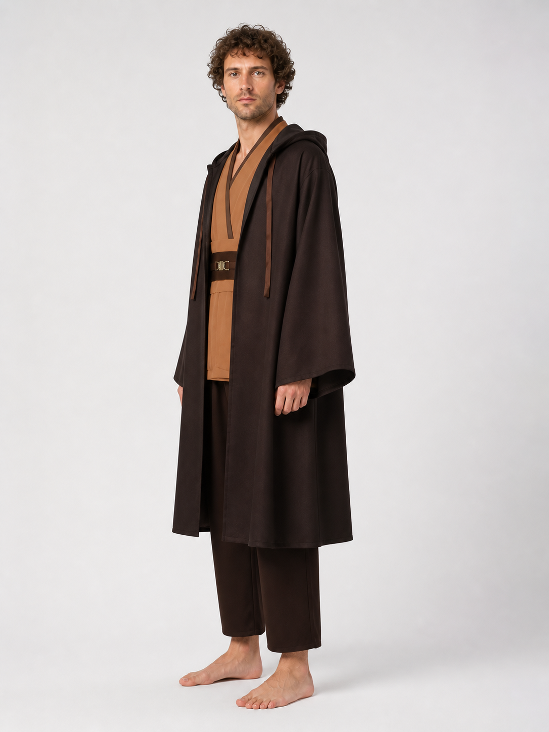 Obi-Wan Costume from Star Wars for Cosplay side view
