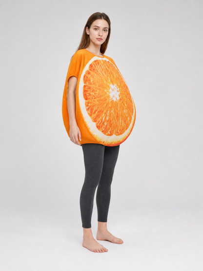 Orange Slice Costume with Headpiece