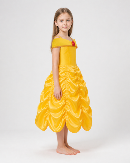 Princess Dress with a Full Skirt for Halloween side view