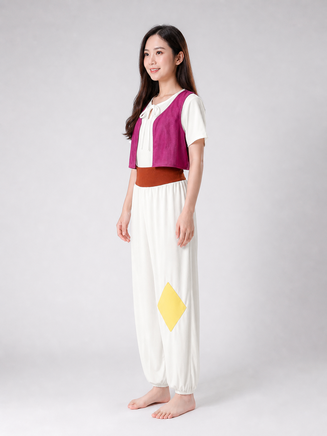 Eastern-Style Stage Costume with Vest side view