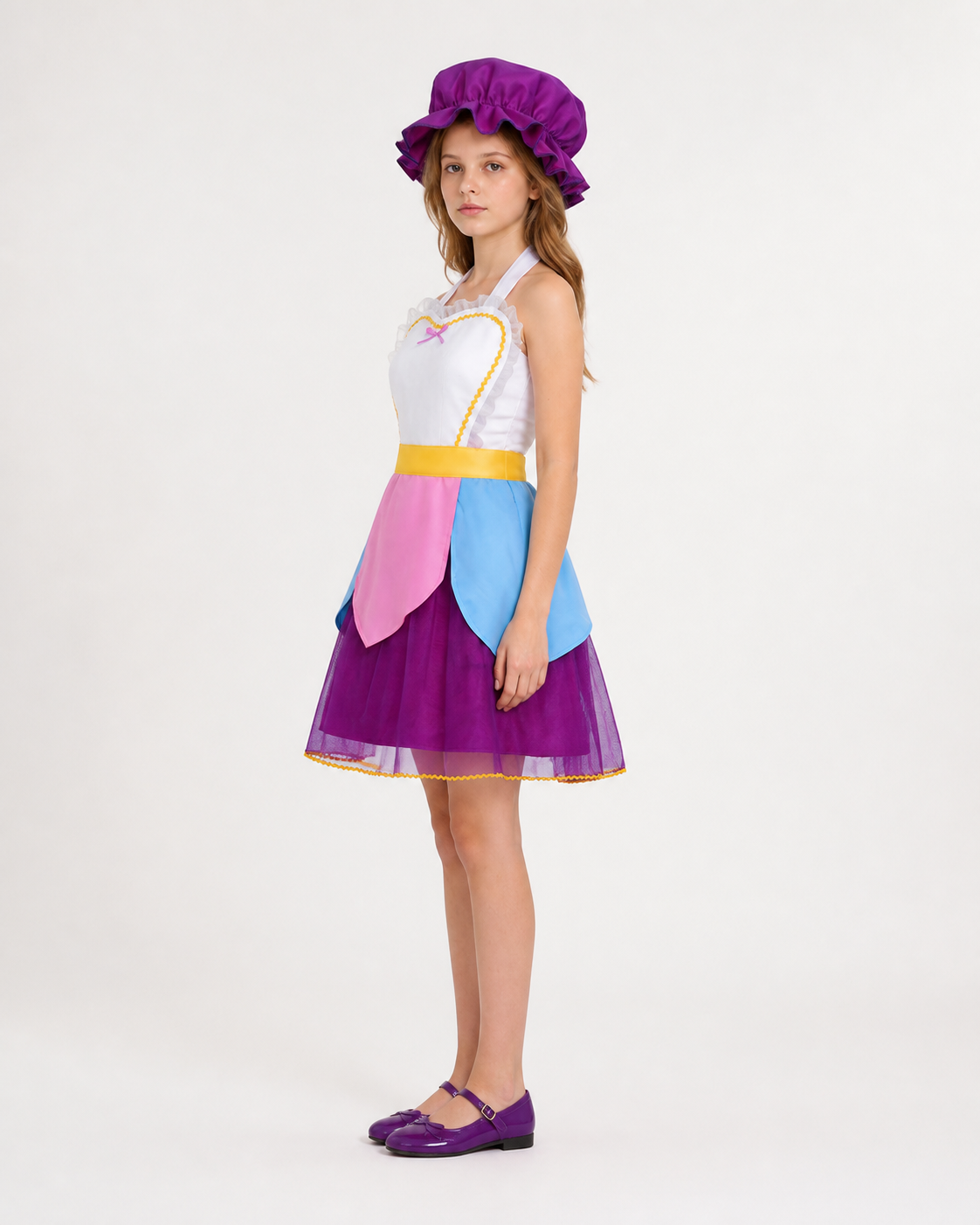Teapot Cosplay Costume: Dress and Hat side view