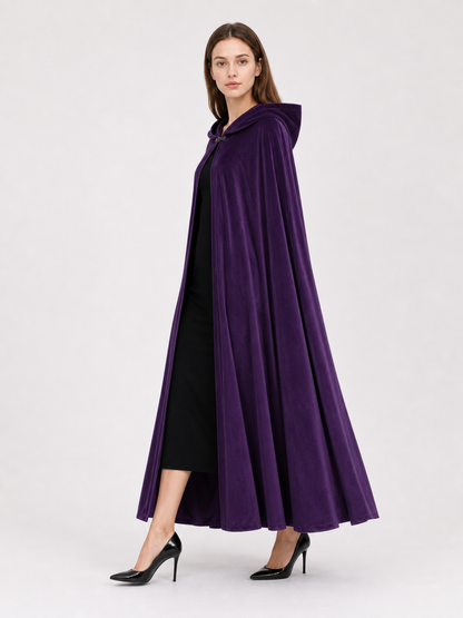 Purple Carnival Cloak with Hood