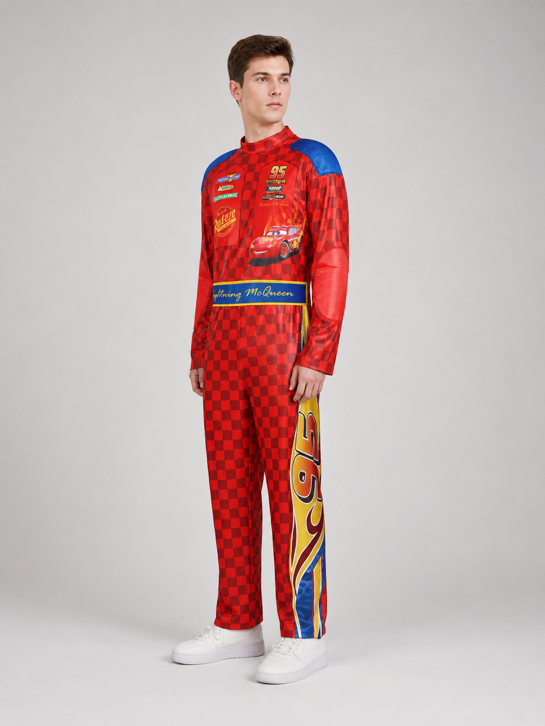 Racing Driver Cosplay Costume: Jumpsuit and Cap