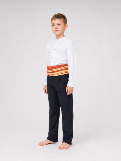 Camilo Bruno cosplay set with cape, pants, and top