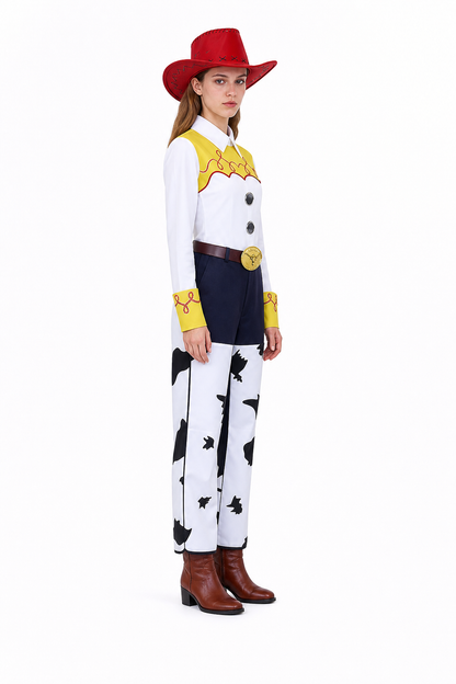 Jessie Cosplay Costume, 4-Piece Set side view