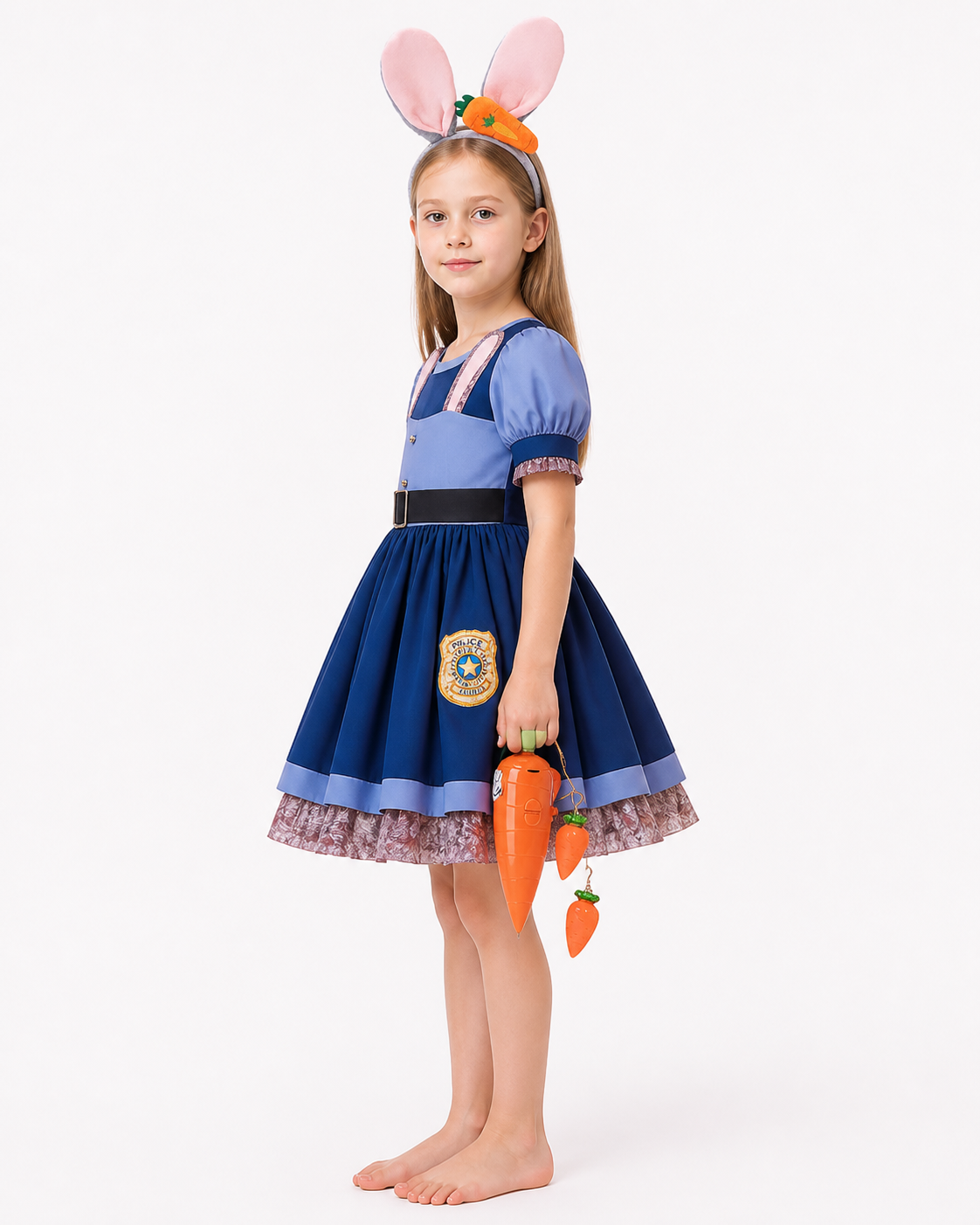 Children's Police Bunny Costume from Zootopia side view