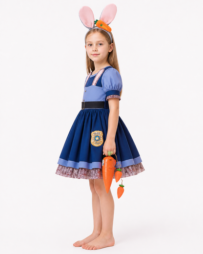 Children's Police Bunny Costume from Zootopia side view