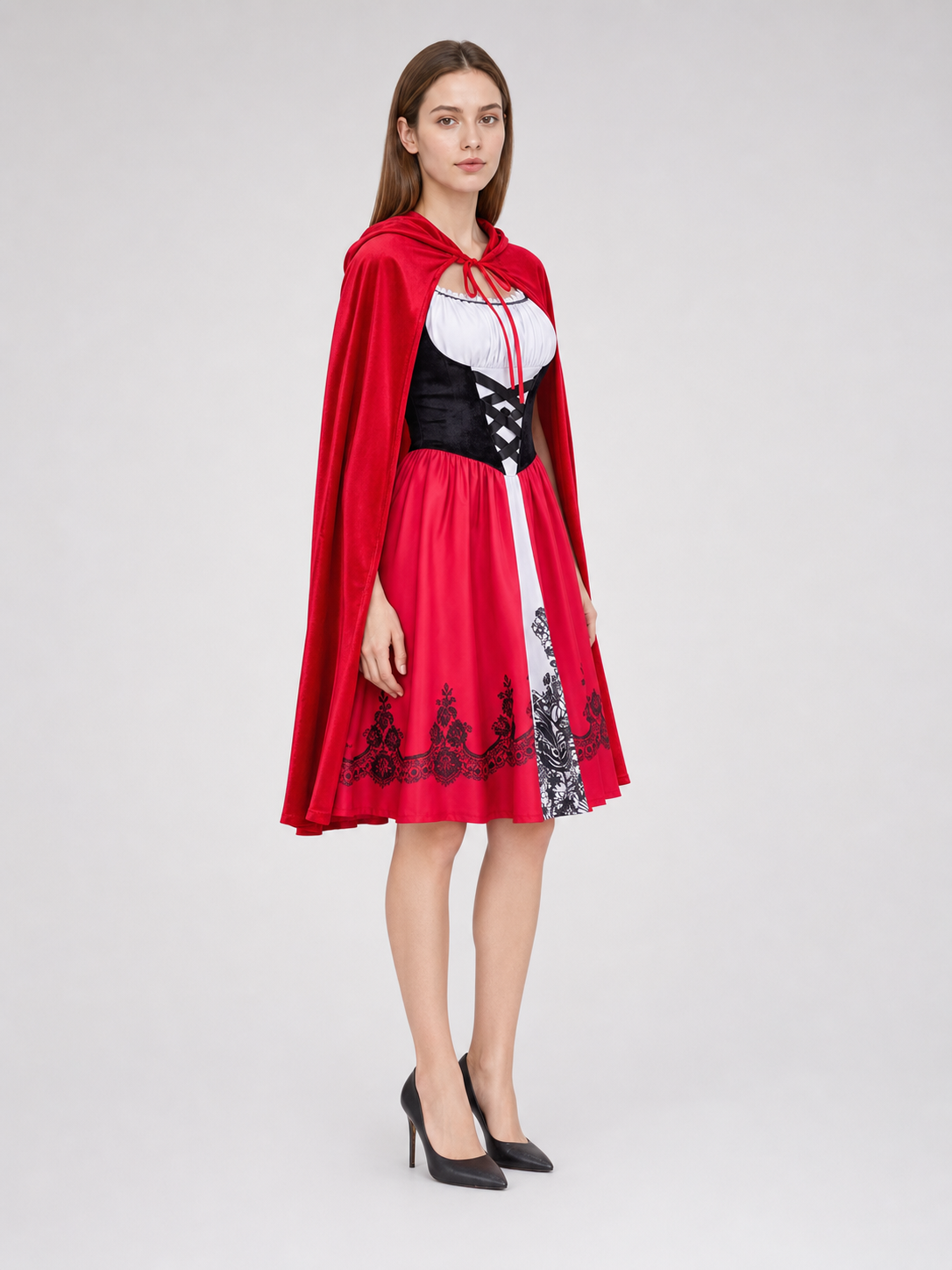 Little Red Riding Hood Costume: Dress and Cape