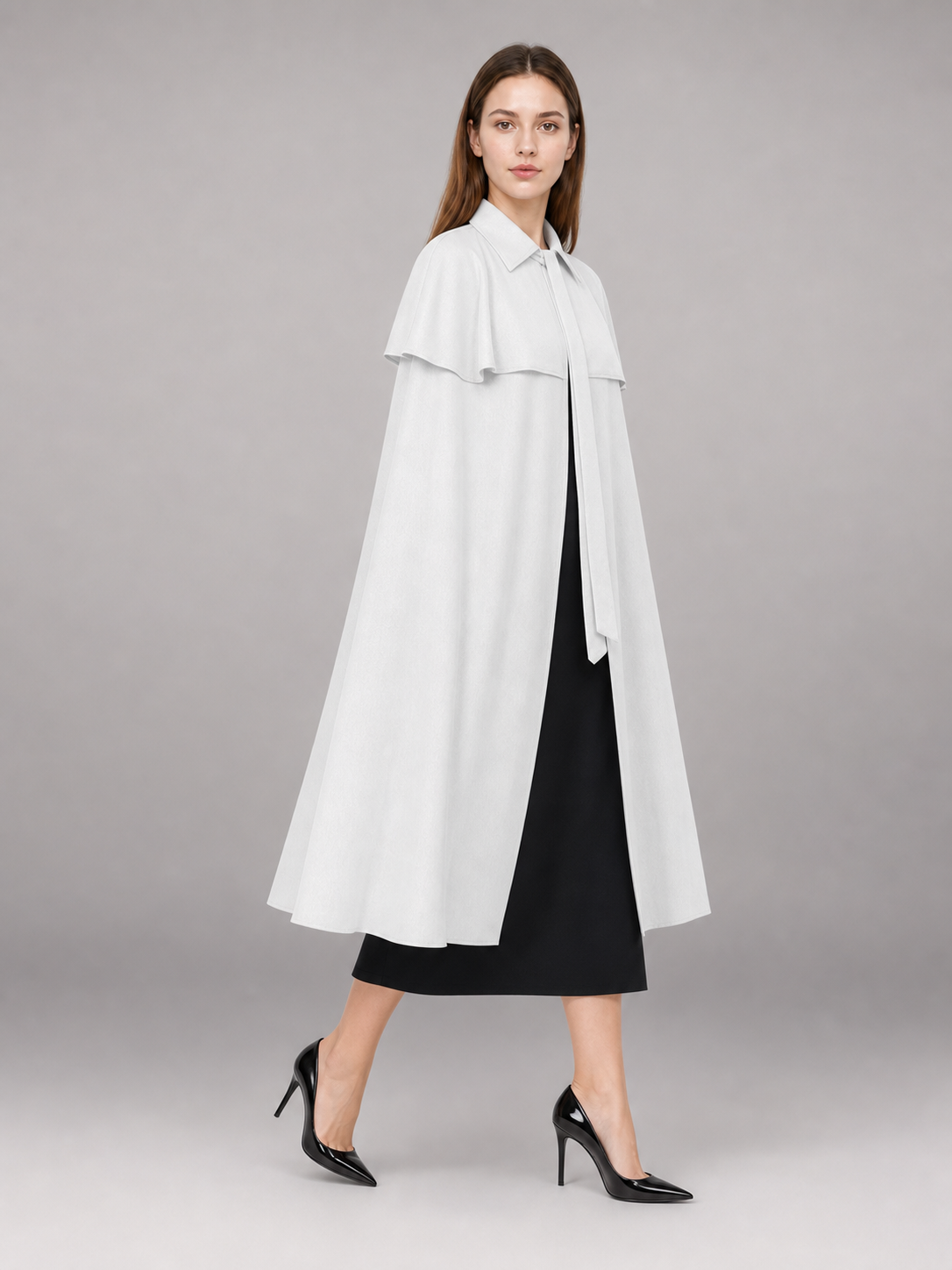 White Costume Cloak, Shirt Dress