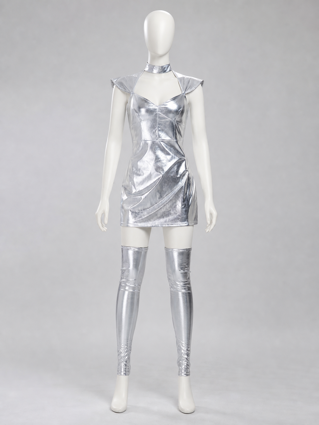 Silver Stage Cosplay Costume side view