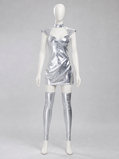 Silver Stage Cosplay Costume side view