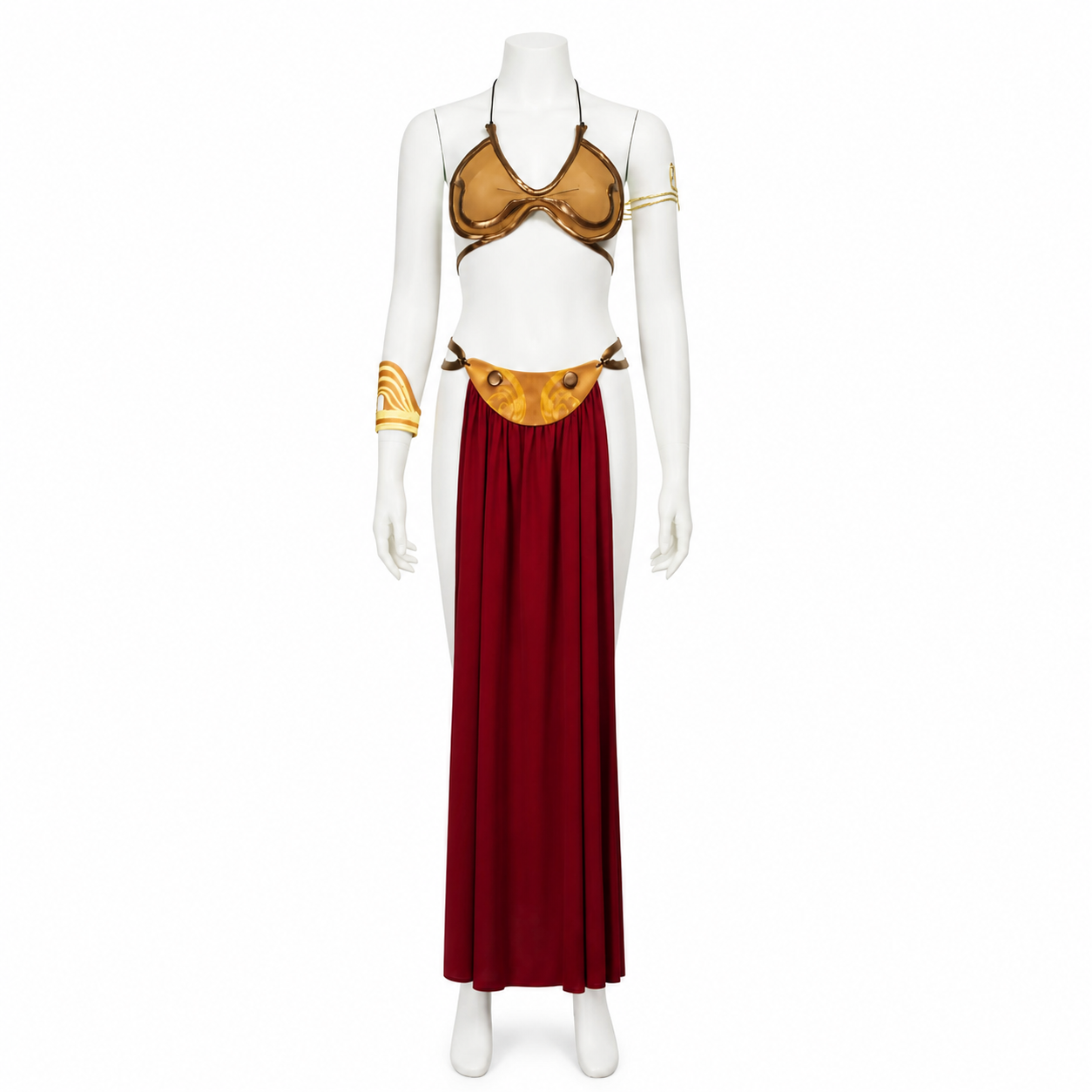 Cosplay Costume: Top and Long Skirt with Slit