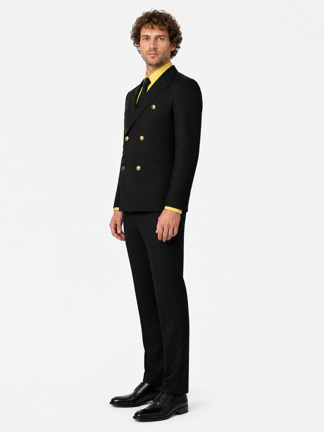 Sanji Double-Breasted Cosplay Costume from One Piece side view
