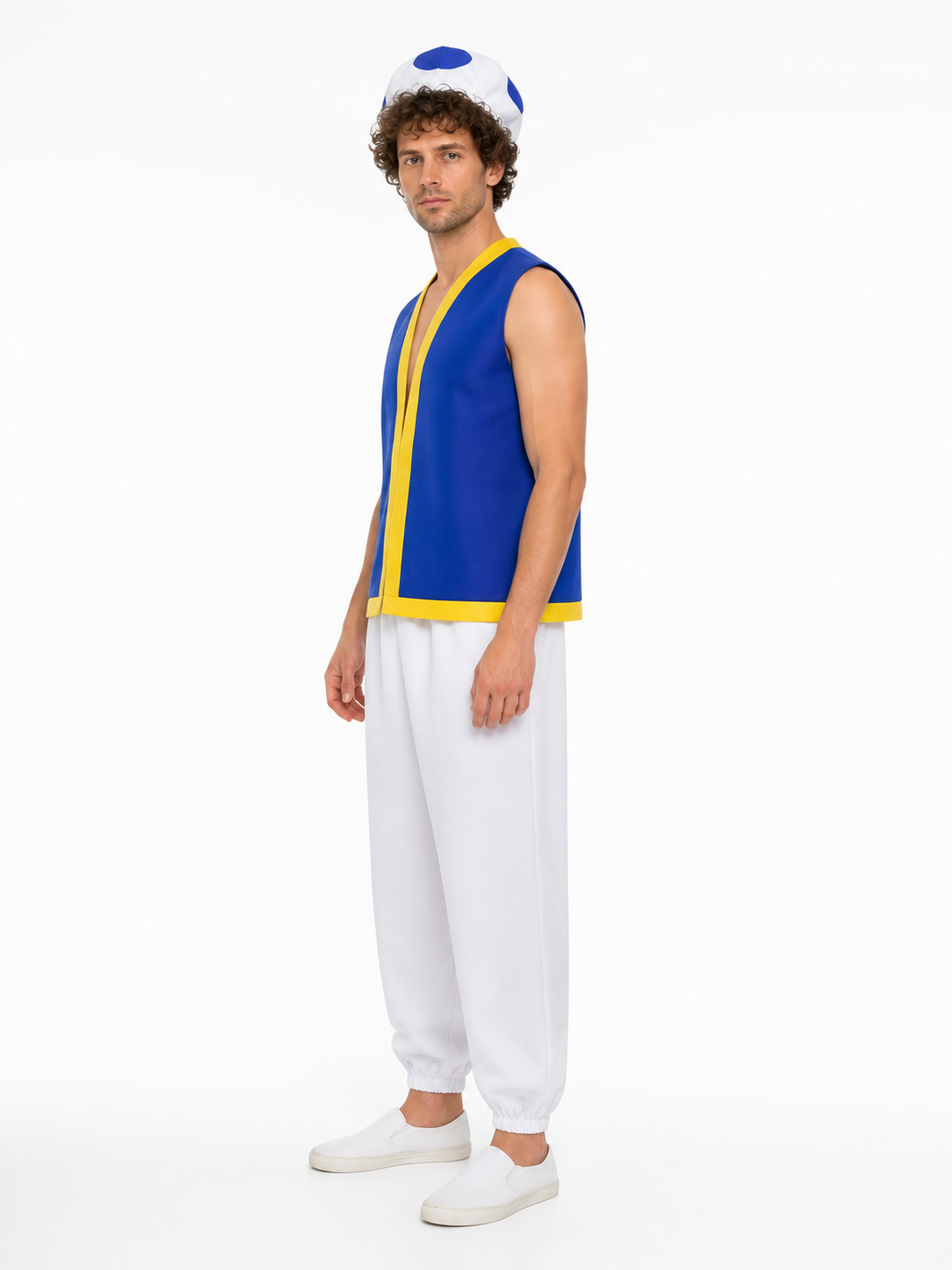3-Piece Toad Carnival Costume for Cosplay side view