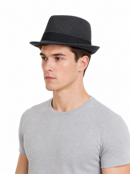Carnival Fedora Hat with Black Band