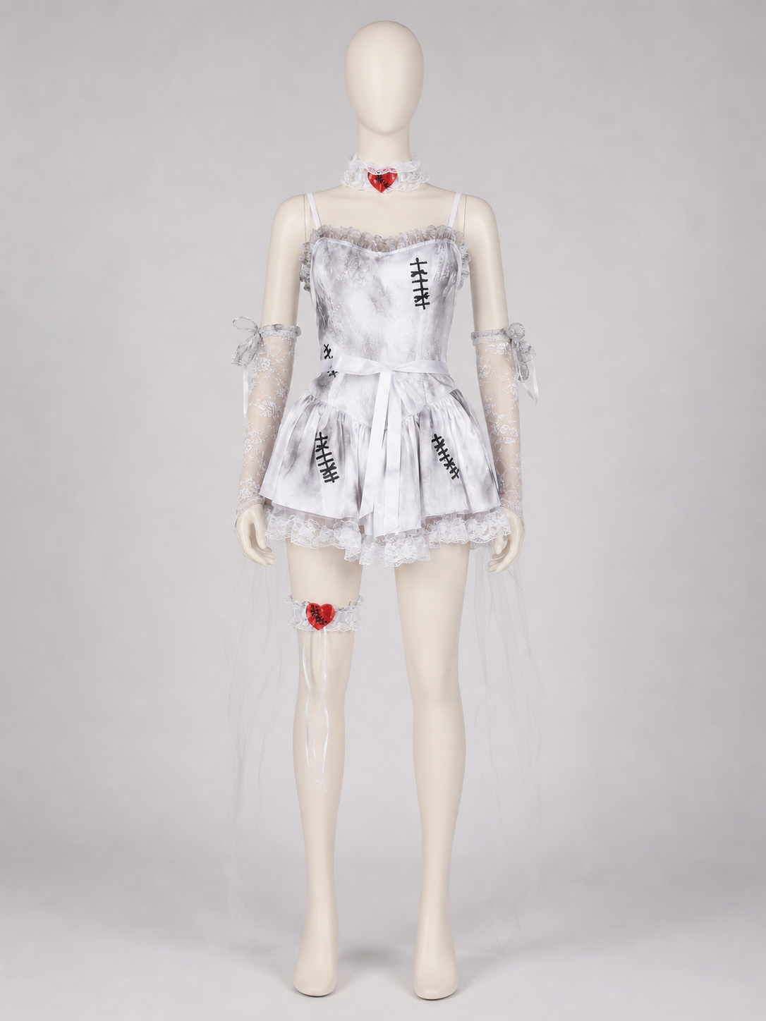 Gothic Lace Halloween Costume Dress
