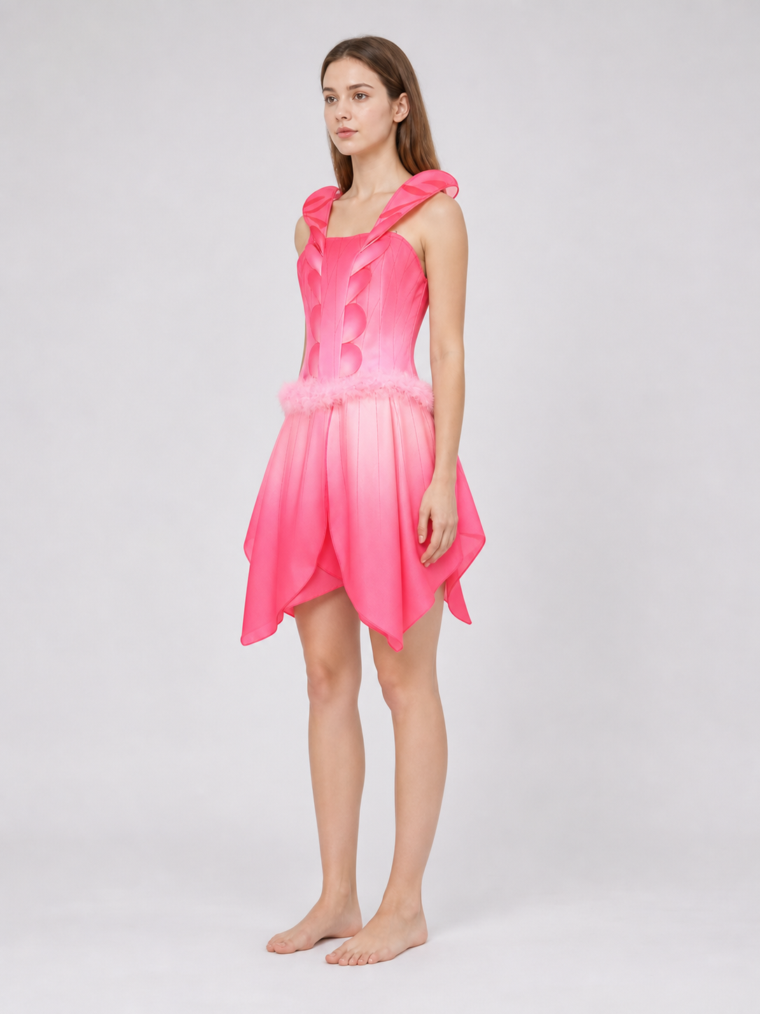 Pink “Flower Fairy” Cosplay Dress