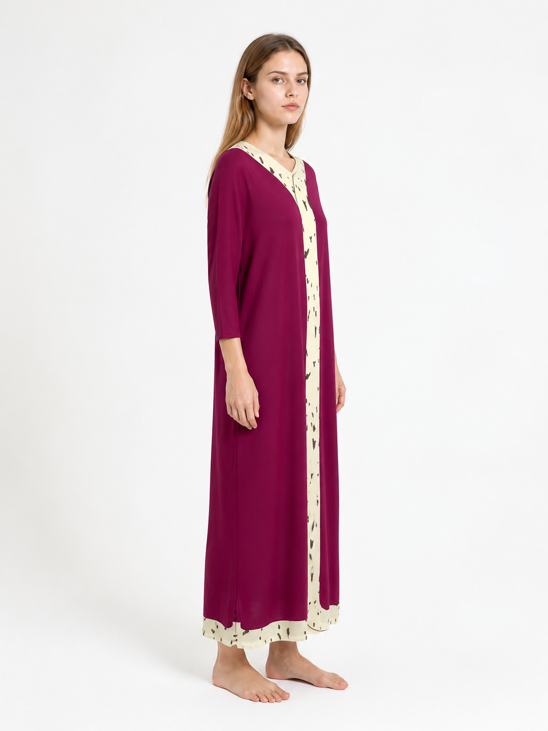 Circus Clown Cosplay Costume, Long Robe side view