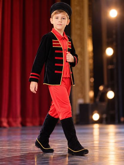 Children's Carnival Costume in Russian Stage Style side view