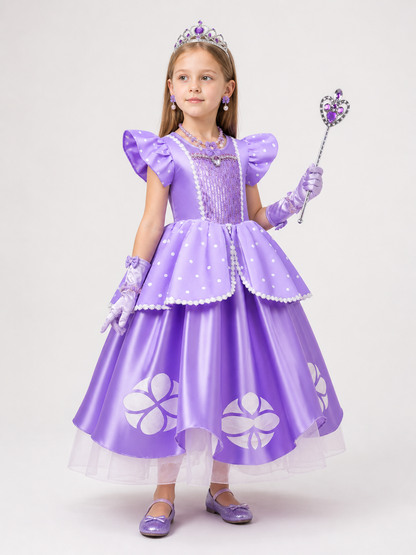 Princess Costume for Halloween and Cosplay side view