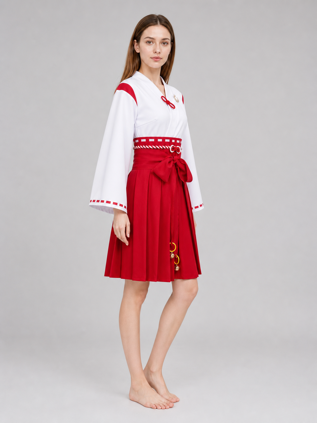 Silent Hill Red and White Cosplay Dress with Belt