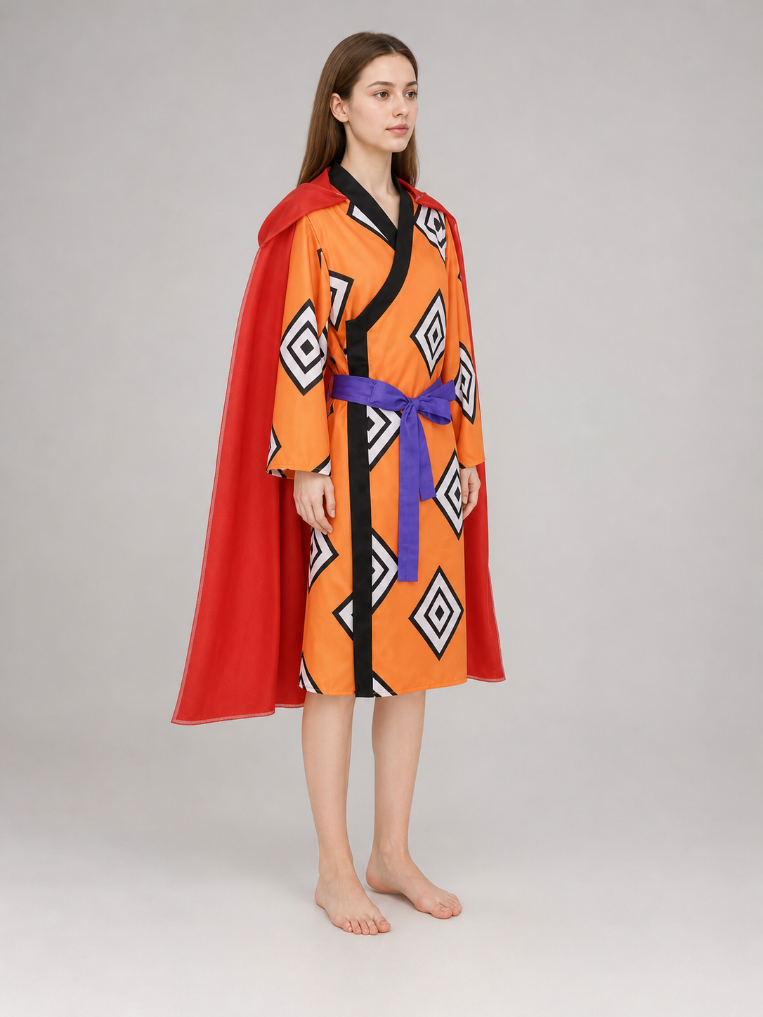 One Piece Jinbe Cosplay Costume with Cape
