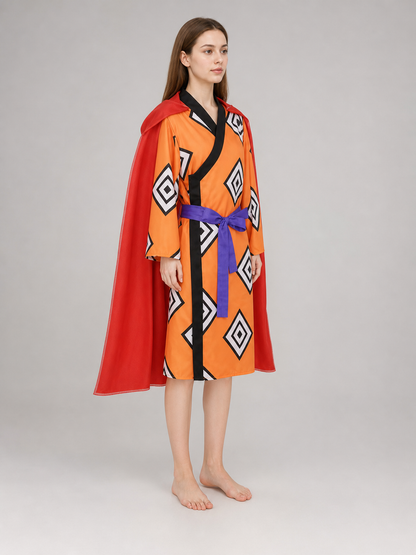 One Piece Jinbe Cosplay Costume with Cape
