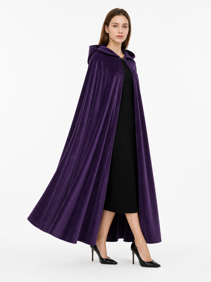 Purple Carnival Cloak with Hood