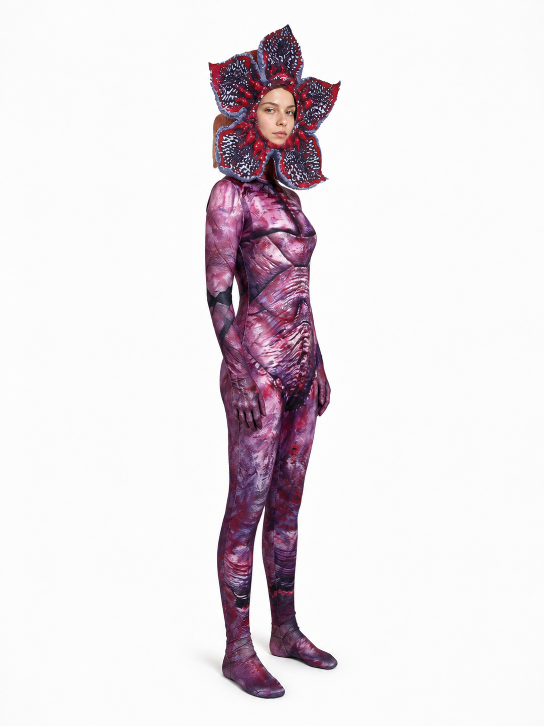 Flower Carnival Costume, One-Piece Jumpsuit side view