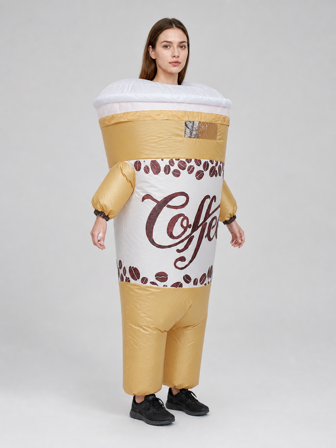 Brown Coffee Cup Carnival Costume