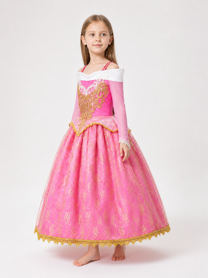 Princess Costume Dress for Halloween and Cosplay side view