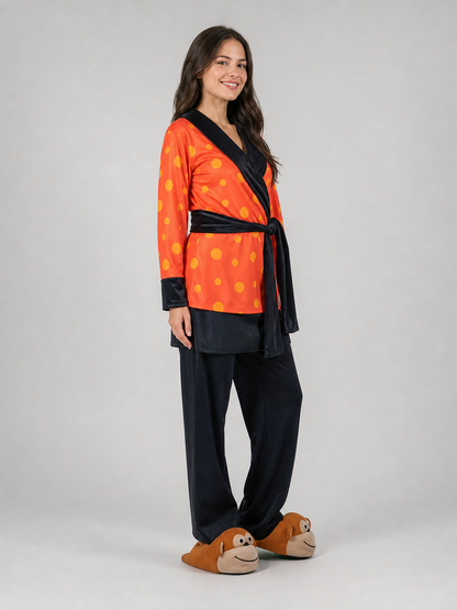 Costume with Tunic, Pants, and Slippers