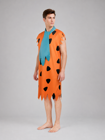 Caveman Costume with Bracelet and Club