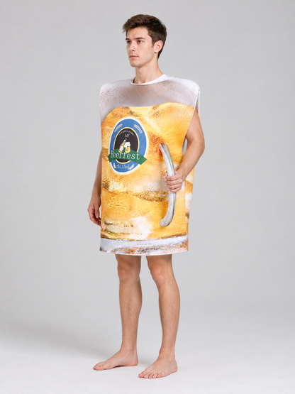 Beer Mug Costume for Halloween and Parties
