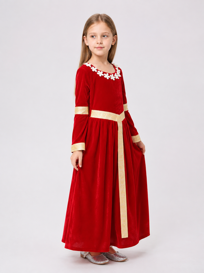 Medieval-Style Princess Dress for Halloween side view