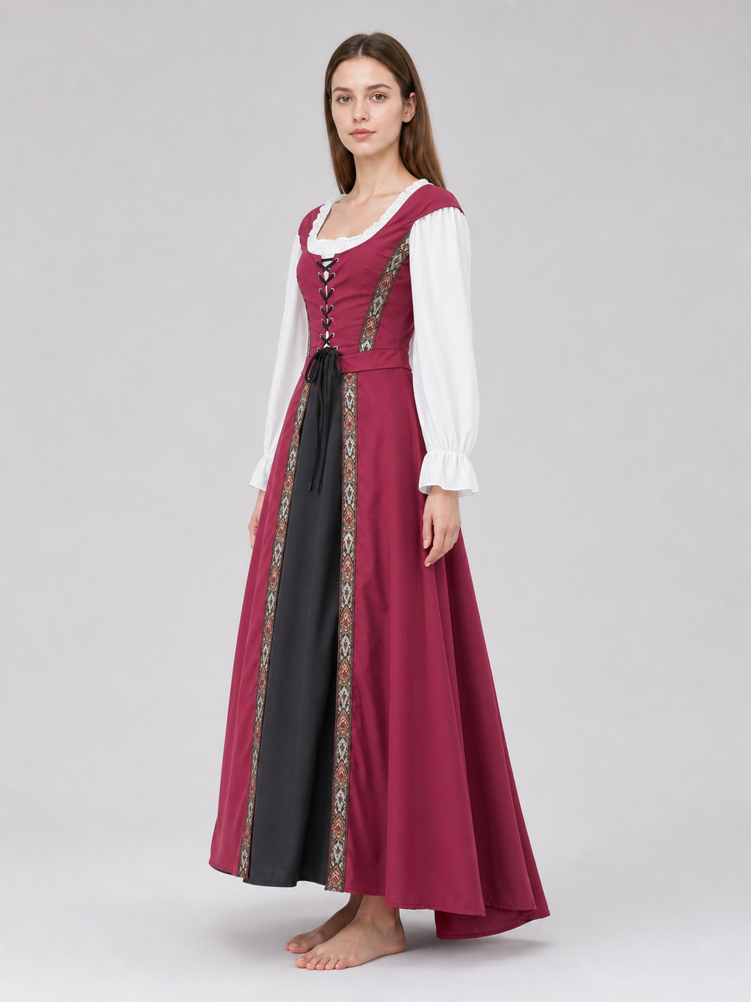 Carnival Costume: Court Dress with Headdress