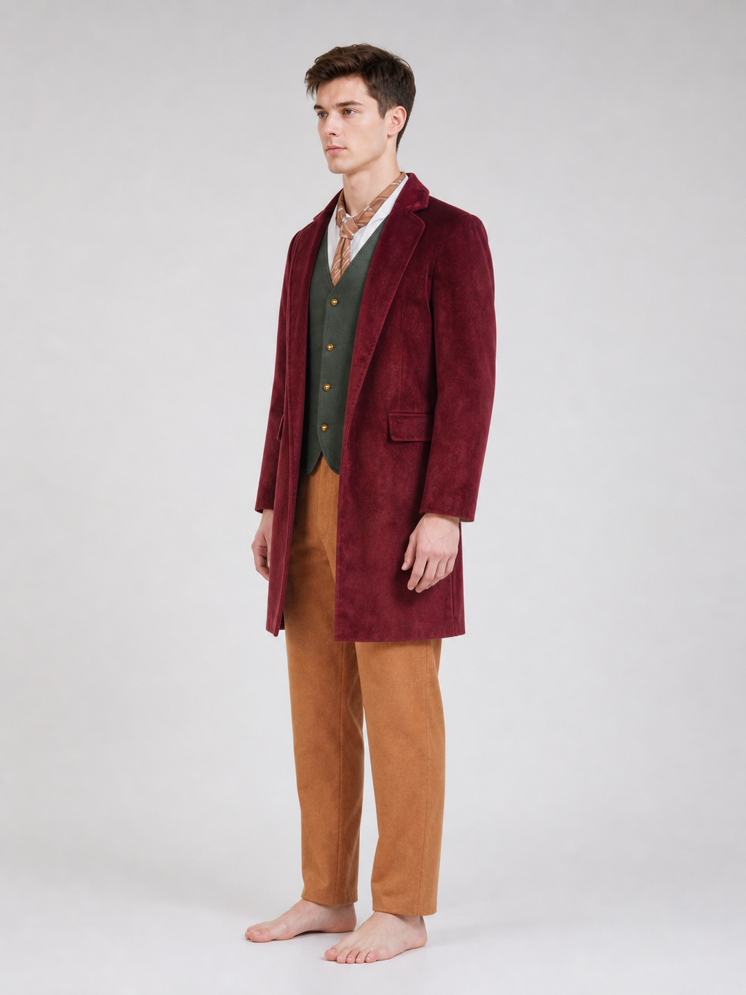 Bilbo Baggins Cosplay Costume, Five-Piece Set