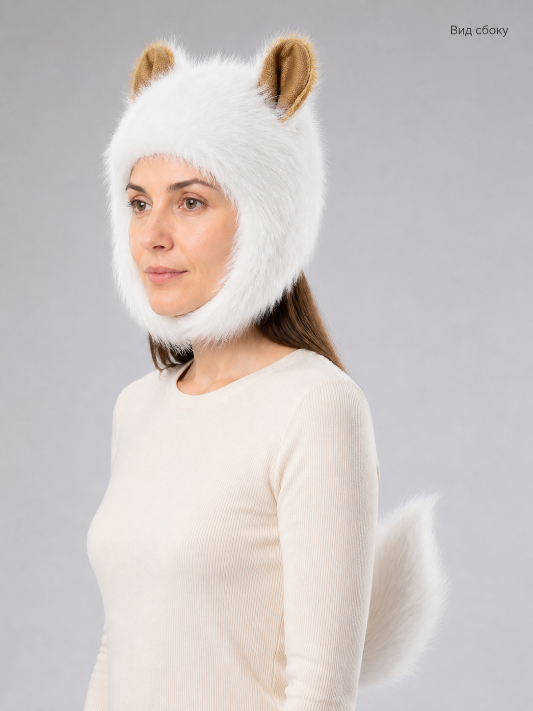 Halloween Lion Costume Headpiece with Ears side view