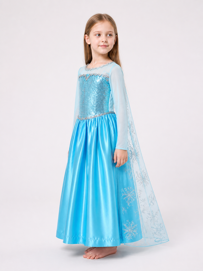 Snow Queen Carnival Costume for Halloween and Cosplay